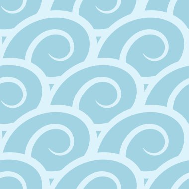 Soyut seamless modeli. Açık mavi ve beyaz renkli Tekstil, duvar kağıtları ve kumaşlar için
