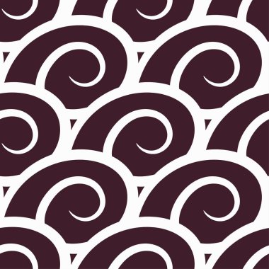 Soyut seamless modeli. Kestane rengi ve beyaz arka plan Tekstil, duvar kağıtları ve kumaşlar için