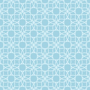 Hafif mavi geometrik süsleme. Web, Tekstil ve duvar kağıtları için seamless modeli