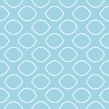 Hafif mavi geometrik süsleme. Web, Tekstil ve duvar kağıtları için seamless modeli