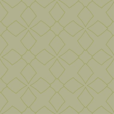 Zeytin yeşili geometrik süsleme. Web, Tekstil ve duvar kağıtları için seamless modeli