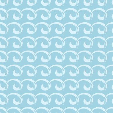 Hafif mavi geometrik süsleme. Web, Tekstil ve duvar kağıtları için seamless modeli