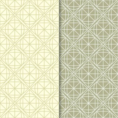 Zeytin yeşili geometrik Dikişsiz desen web, Tekstil ve duvar kağıtları için