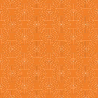 Turuncu geometrik tasarım. Web, Tekstil ve duvar kağıtları için seamless modeli