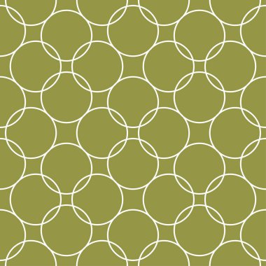 Zeytin yeşili ve beyaz geometrik seamless modeli web, Tekstil ve duvar kağıtları için