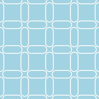 Lacivert ve beyaz geometrik süsleme. Web, Tekstil ve duvar kağıtları için seamless modeli