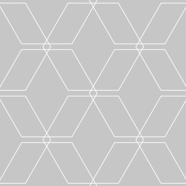 Gri ve beyaz geometrik süsleme. Web, Tekstil ve duvar kağıtları için seamless modeli