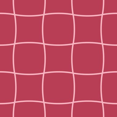Kırmızı ve soluk pembe geometrik süsleme. Web, Tekstil ve duvar kağıtları için seamless modeli