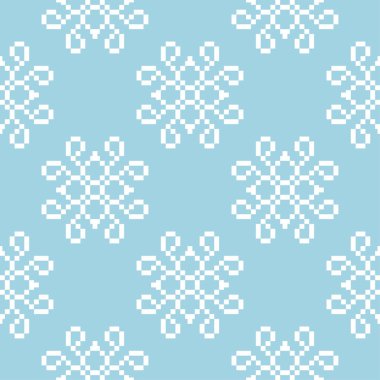 Lacivert zemin üzerine beyaz çiçek süsleme. Tekstil ve duvar kağıtları için seamless modeli