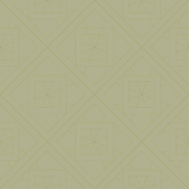 Zeytin yeşili geometrik yazdır. Web, Tekstil ve duvar kağıtları için seamless modeli