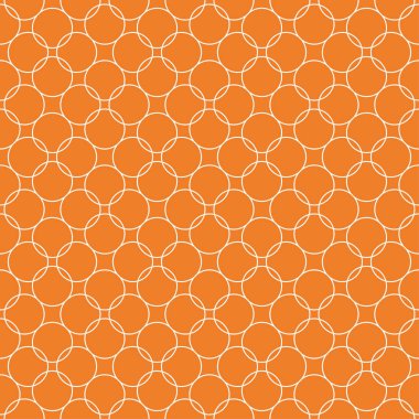 Turuncu geometrik seamless modeli web, Tekstil ve duvar kağıtları için