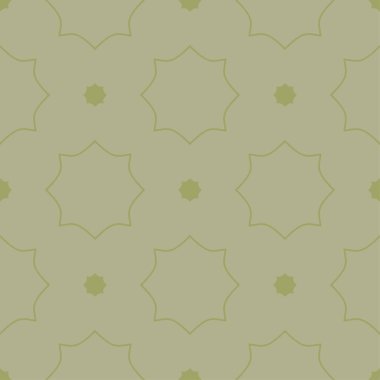 Zeytin yeşili geometrik süsleme. Web, Tekstil ve duvar kağıtları için seamless modeli