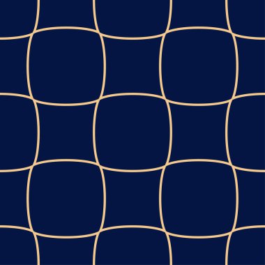 Geometrik süsleme. Altın mavi seamless modeli web, Tekstil ve duvar kağıtları için