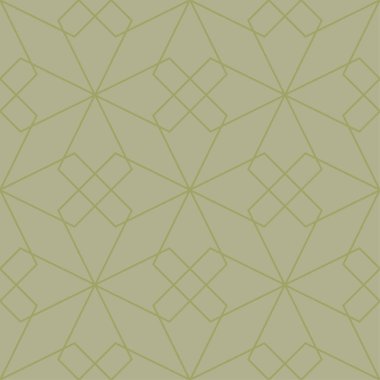 Zeytin yeşili geometrik yazdır. Web, Tekstil ve duvar kağıtları için seamless modeli