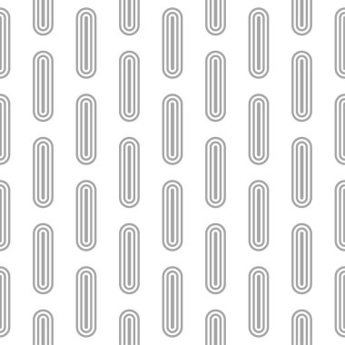 Beyaz arka planda gri geometrik süsleme. Web, Tekstil ve duvar kağıtları için seamless modeli