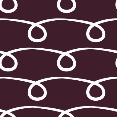 Soyut seamless modeli. Kestane rengi ve beyaz arka plan Tekstil, duvar kağıtları ve kumaşlar için