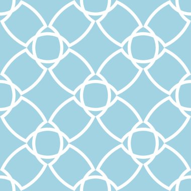 Lacivert ve beyaz geometrik süsleme. Web, Tekstil ve duvar kağıtları için seamless modeli