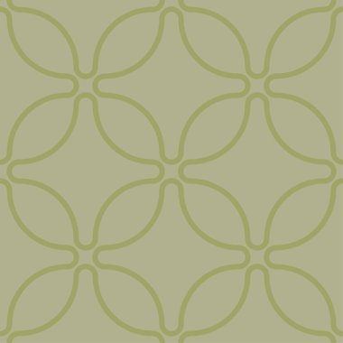 Zeytin yeşili geometrik yazdır. Web, Tekstil ve duvar kağıtları için seamless modeli
