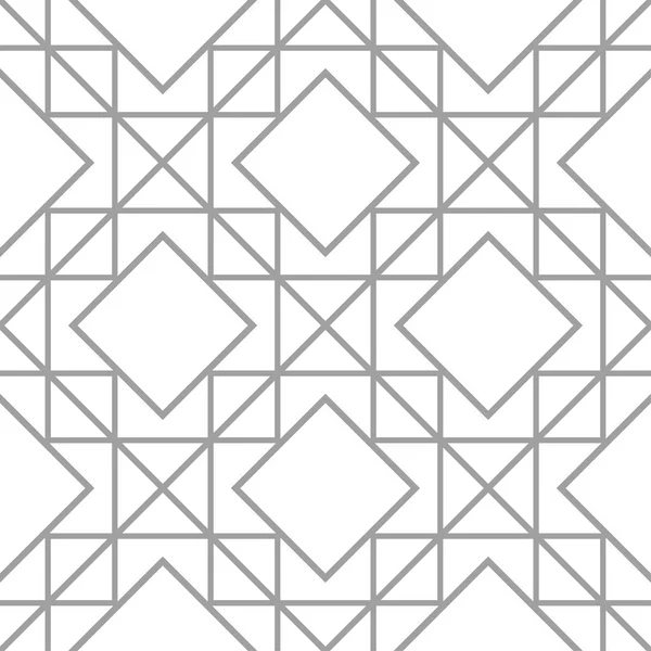 Světle Šedá Geometrické Bezešvé Ornament Vzor Bezešvé Pro Web Textil — Stockový vektor