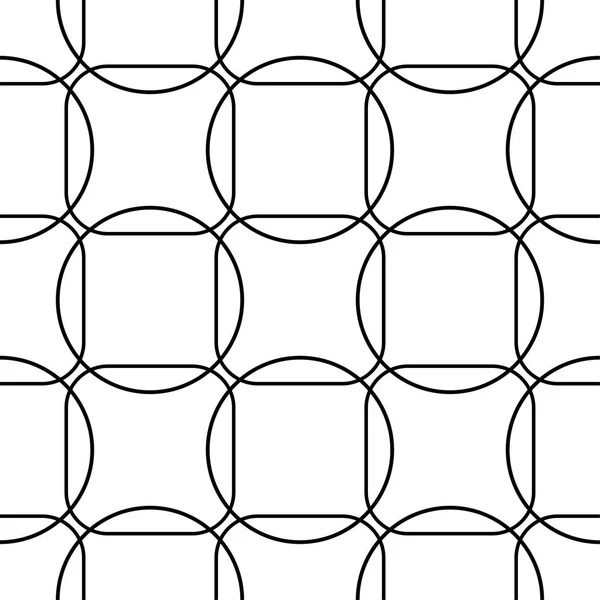 Motif Géométrique Blanc Noir Sans Couture Pour Toile Textile Papiers — Image vectorielle