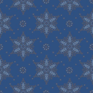 Mavi çiçek sorunsuz arka plan. Tasarım deseni duvar kağıtları, Tekstil ve kumaş çiçek öğeleri