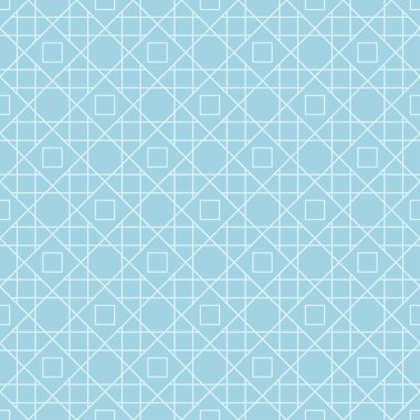 Hafif mavi geometrik seamless modeli web, Tekstil ve duvar kağıtları için