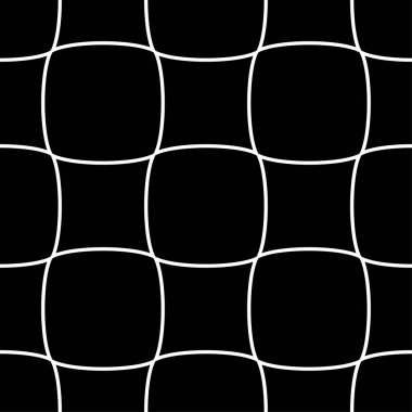 Geometrik süsleme. Siyah ve beyaz seamless modeli web, Tekstil ve duvar kağıtları için