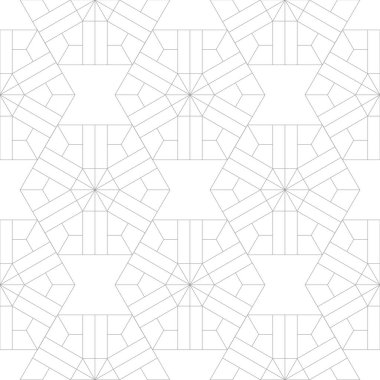 Işık gri geometrik sorunsuz süsleme. Web, Tekstil ve duvar kağıtları için seamless modeli