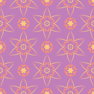 Çiçek seamless modeli. Renkli arka plan duvar kağıtları, Tekstil ve kumaş için