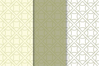 Zeytin yeşili ve beyaz geometrik dikey Dikişsiz desen web, Tekstil ve duvar kağıtları için