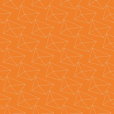 Turuncu geometrik süsleme. Web, Tekstil ve duvar kağıtları için seamless modeli