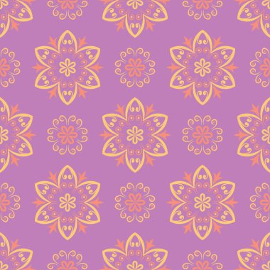 Çiçek seamless modeli. Renkli arka plan duvar kağıtları, Tekstil ve kumaş için