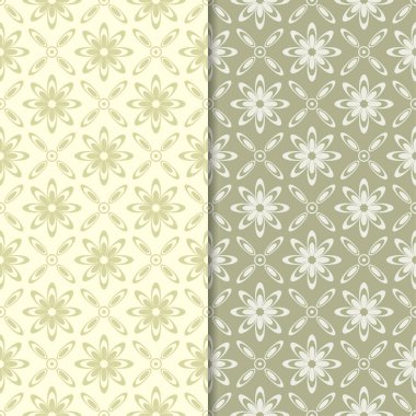 Zeytin yeşili st çiçek kökenden. Tekstil ve duvar kağıtları için dikişsiz desen