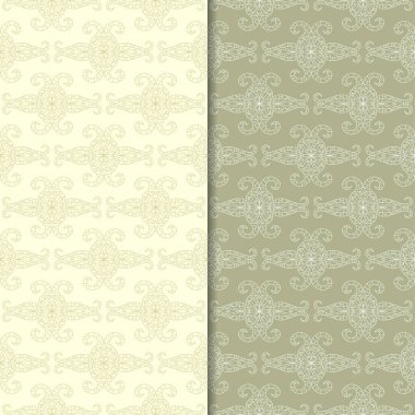 Zeytin yeşili geometrik Dikişsiz desen web, Tekstil ve duvar kağıtları için