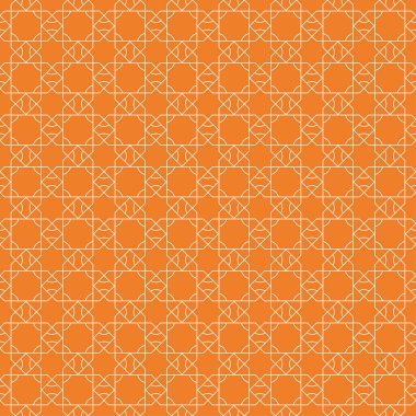 Turuncu geometrik tasarım. Web, Tekstil ve duvar kağıtları için seamless modeli