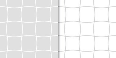 Işık gri geometrik süsler. Web, Tekstil ve duvar kağıtları için dikişsiz desen seti