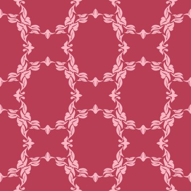 Kiraz pembe çiçek süsleme. Tekstil ve duvar kağıtları için seamless modeli