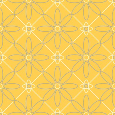 Sarı çiçek seamless modeli. Arka plan duvar kağıtları, Tekstil ve kumaş için çiçek tasarımları ile