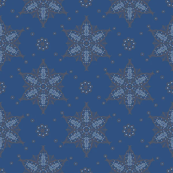 Mavi çiçek sorunsuz arka plan. Tasarım deseni duvar kağıtları, Tekstil ve kumaş çiçek öğeleri