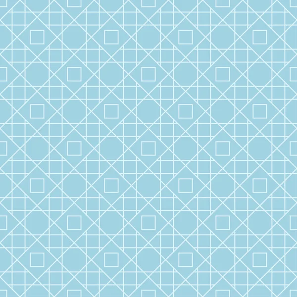 Hellblaues Geometrisches Nahtloses Muster Für Web Textilien Und Tapeten — Stockvektor