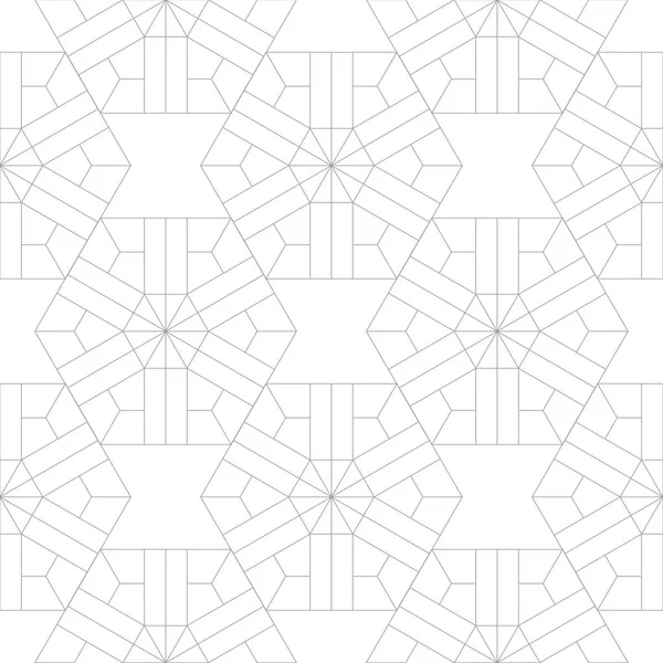 Cahaya Ornamen Geometris Abu Abu Mulus Pola Mulus Untuk Web - Stok Vektor