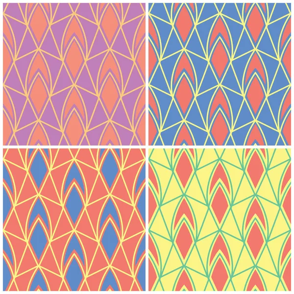 Renkli çiçek sorunsuz arka plan. Duvar kağıtları, Tekstil ve kumaş için geometrik öğelerle parlak kalıplarının ayarla