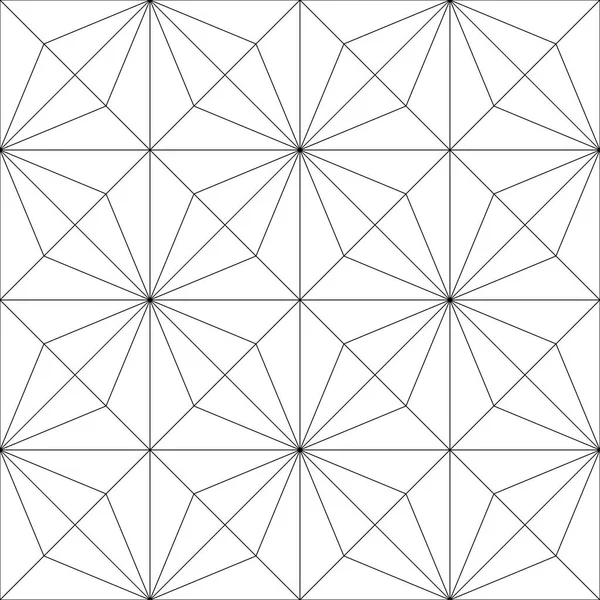 Siyah ve beyaz geometrik süsleme. Web, Tekstil ve duvar kağıtları için seamless modeli