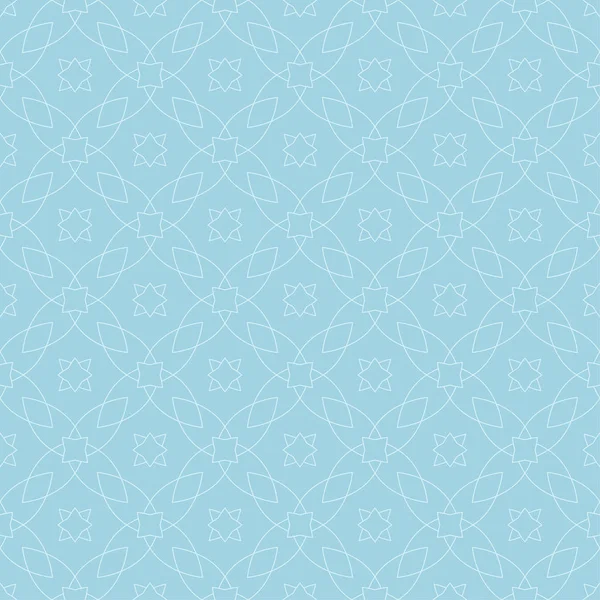Hafif mavi geometrik süsleme. Web, Tekstil ve duvar kağıtları için seamless modeli