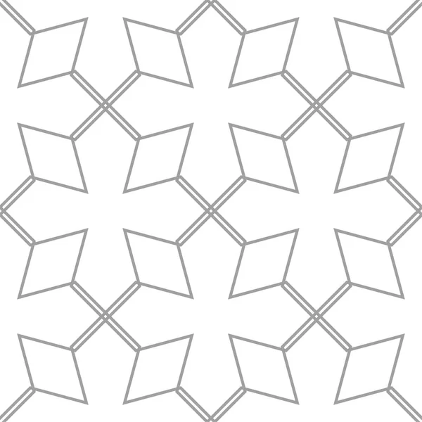 Світло Сірий Геометричний Принт Безшовний Візерунок Веб Текстилю Шпалер — стоковий вектор
