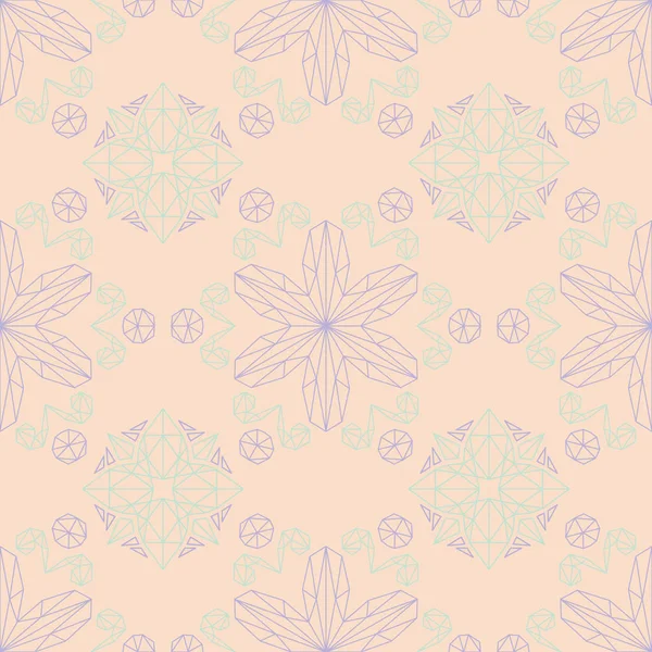 Duvar kağıtları, Tekstil ve kumaş için mor ve mavi tasarımları ile bej çiçek seamless modeli