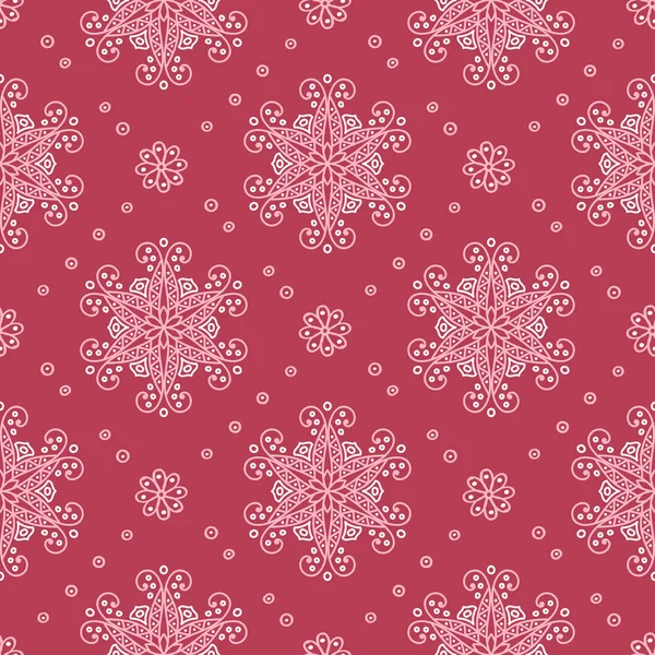 Kırmızı çiçek seamless modeli. Soluk kırmızı ve bej renkli arka plan duvar kağıtları, Tekstil ve kumaş için