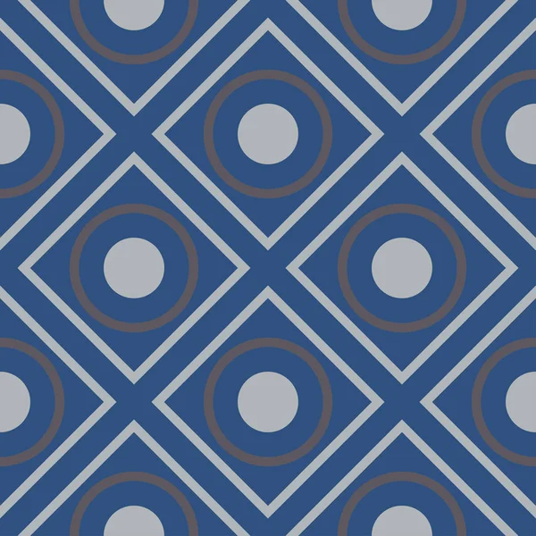 Mavi geometrik Dikişsiz desen duvar kağıtları, Tekstil ve kumaş için