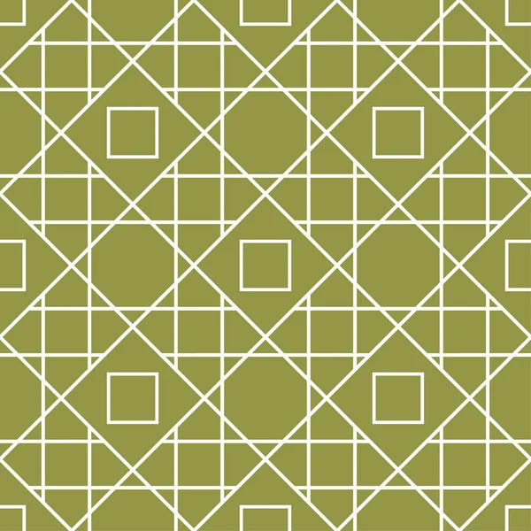 Zeytin yeşili ve beyaz geometrik seamless modeli web, Tekstil ve duvar kağıtları için