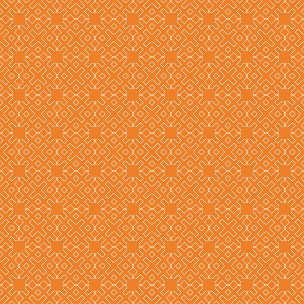 Geometrisk Ornament Orange Hvid Sømløse Mønster Til Web Tekstil Wallpapers – Stock-vektor